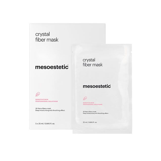 Mesoestetic crystal fiber sheet mask 1 stuk